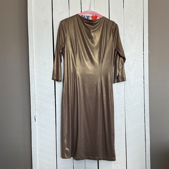 Gold, Shimmery Dress - Picture 2 of 2